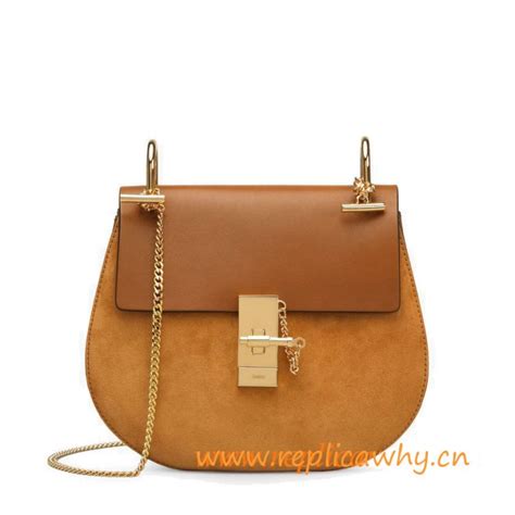 Drew Shoulder Bag In Suede Calfskin And Smooth Calfskin 